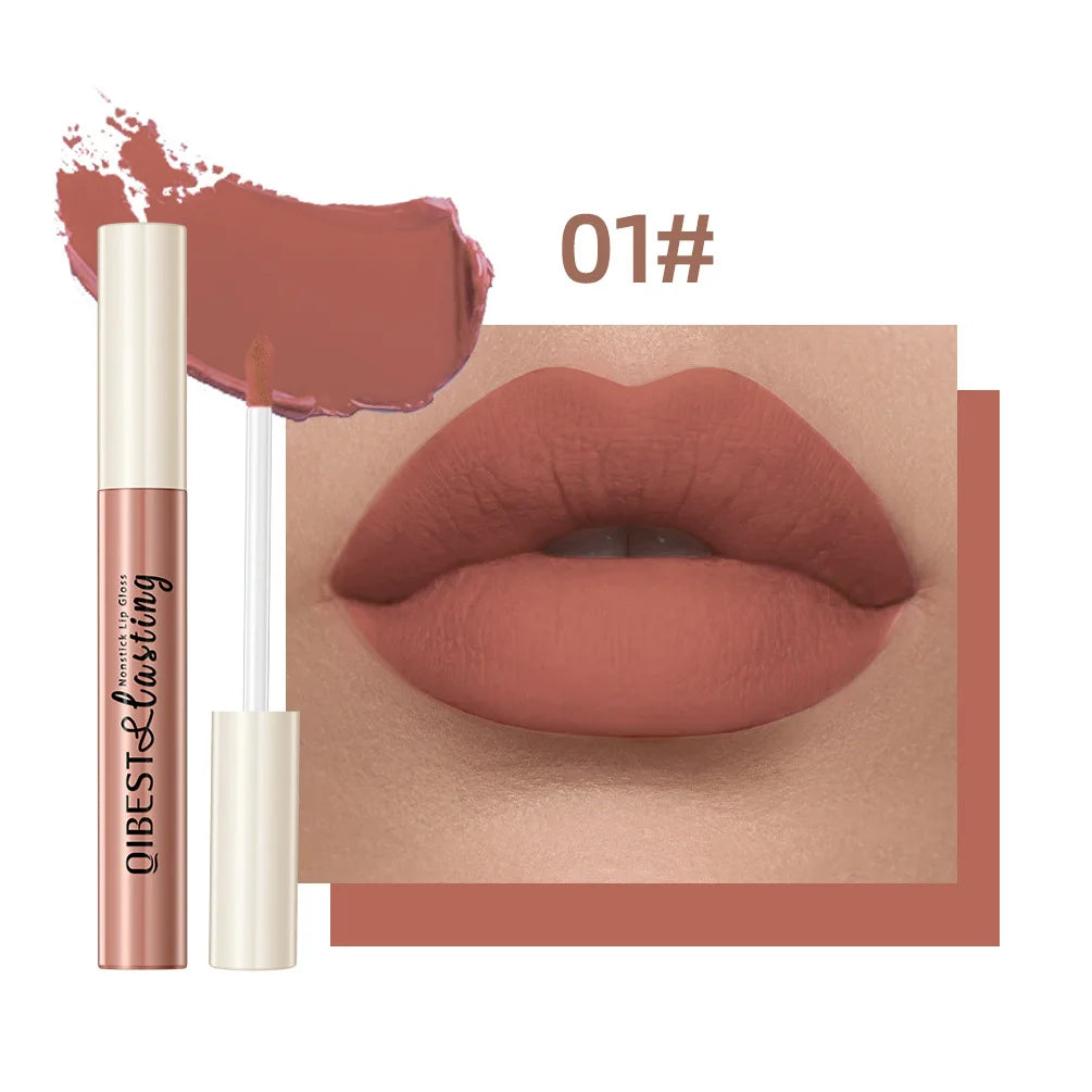 “Matte Liquid Lipstick – Non-Stick, Waterproof, Smudge-Proof & Long-Lasting Velvet Finish”