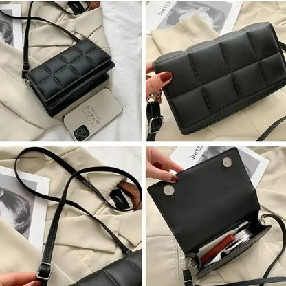 “Trendy PU leather crossbody bag, elegant design, perfect for women’s daily style.”