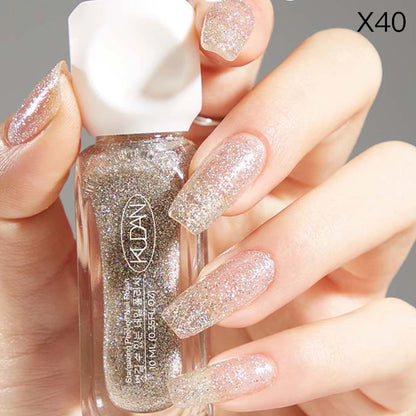 “10ml Water-Based Peel Off Nail Polish, Glitter Colors, Manicure Supplies”