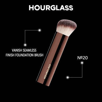 “Hourglass Makeup Brush No.20 Soft Fiber Hair Seamless Finish Foundation Brush”