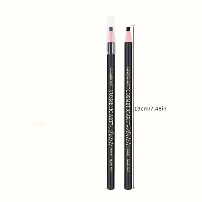 “Pull-line eyebrow pencil: no sharpening, natural color, sweat-proof, smudge-proof.”