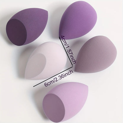 “7/18-piece makeup sponge set, dual-use for liquid and powder application.”