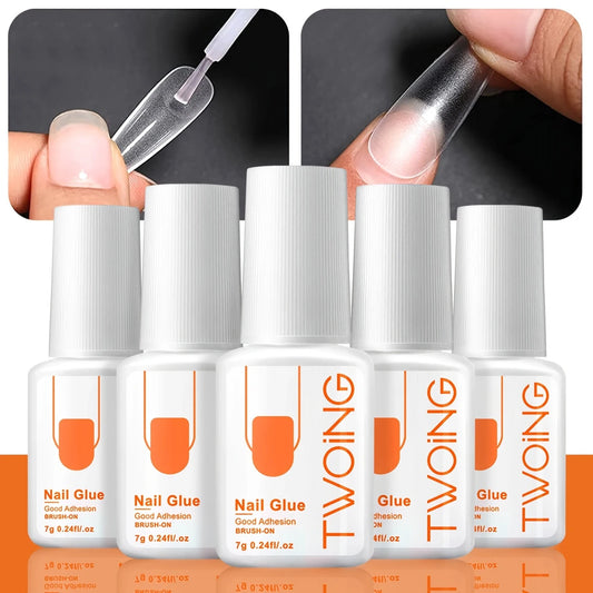 “5pcs/2pcs Super Strong Nail Glue for False Tips Acrylic Nails Long Lasting”