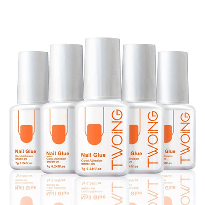 “5pcs/2pcs Super Strong Nail Glue for False Tips Acrylic Nails Long Lasting”