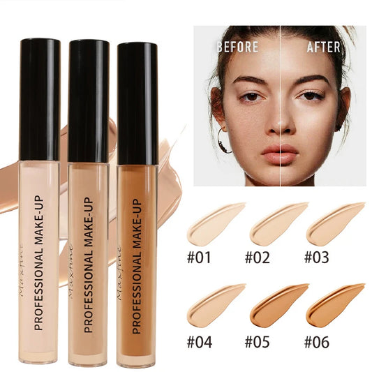 “High-Coverage Matte Liquid Concealer – Waterproof, Oil-Control, Moisturizing & Long-Lasting Face Makeup”