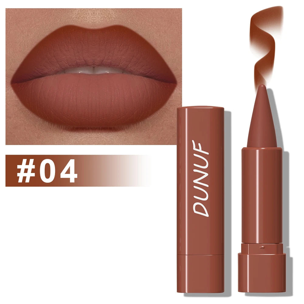 “Matte gradient lip liner for smooth application, defining elegant, long-lasting lips.”