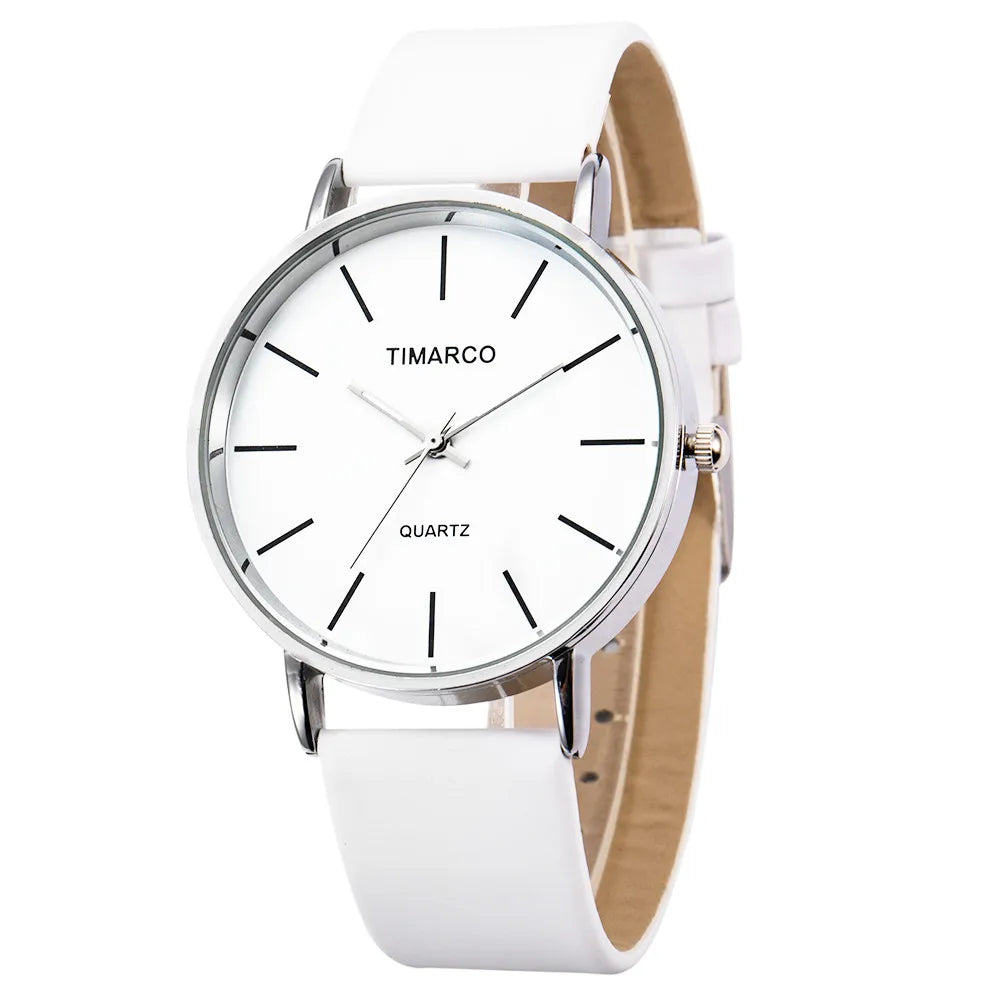 “Luxury Women’s Quartz Watch, Minimalist Silver Design, Stylish Business Accessory.”