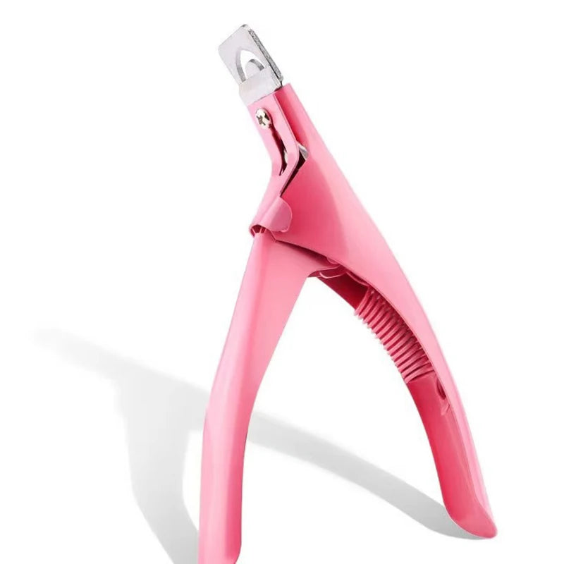 “False Acrylic Tips Clipper, U-Shaped Manicure Clamp, Professional Nail Cutting Tool”