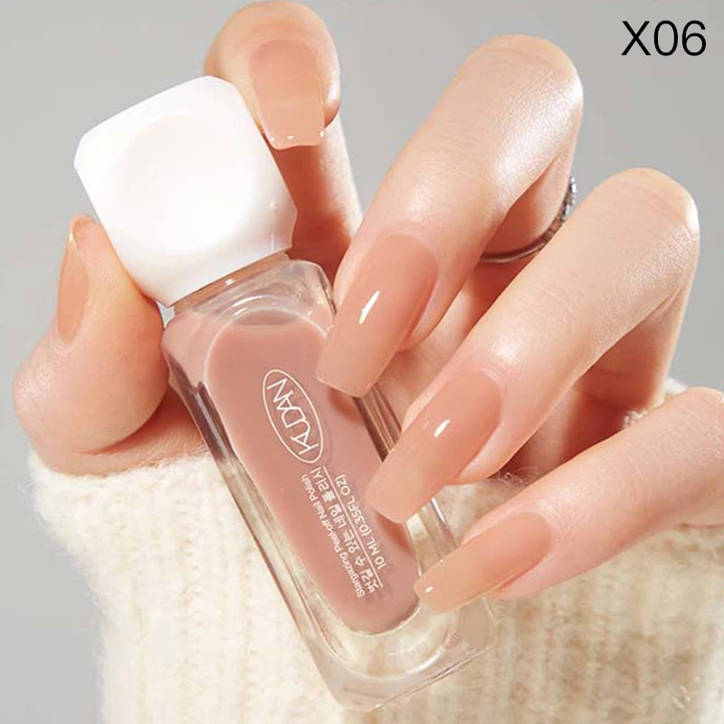 “10ml Water-Based Peel Off Nail Polish, Glitter Colors, Manicure Supplies”