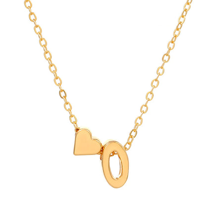 “Initial 26 Letter Heart Necklace for Women and Girls, Perfect Friendship Gift.”