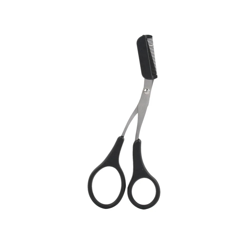 “Stainless Steel Eyebrow Trimmer: Comb, Shape, and Perfect Your Look Safely.”