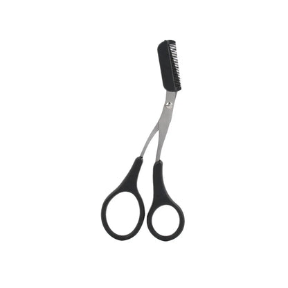 “Stainless Steel Eyebrow Trimmer: Comb, Shape, and Perfect Your Look Safely.”