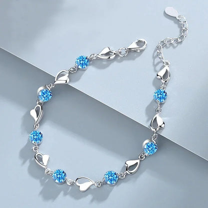 “Luxury 925 sterling silver star beaded double-layer adjustable bracelet for women.”