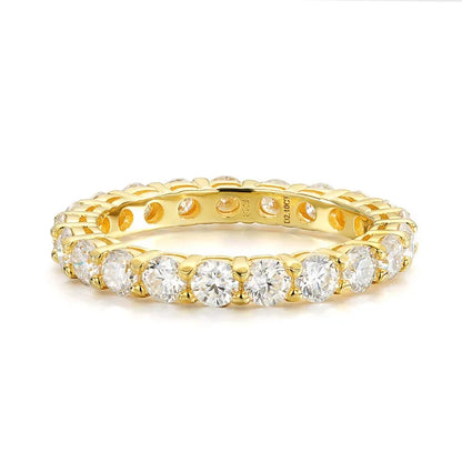 “Rose Gold Color Moissanite Rings 3-5mm Women Wedding 925 Sterling Silver Jewelry.”