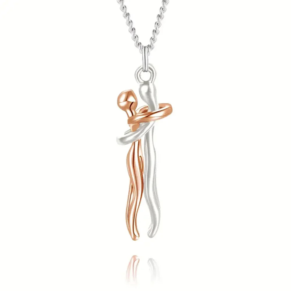 “Chic Black Heart Pendant Necklace for Couples – Elegant Love Symbol, Perfect for Party & Daily Wear.”