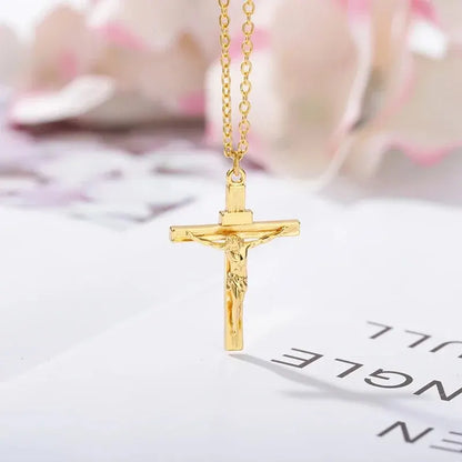 “UILZ Classic 316L Stainless Steel Pendant Necklace – 18K Gold Plated, Non-Fading for Women & Men”