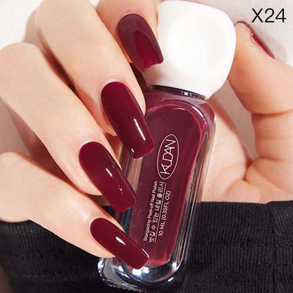 “10ml Water-Based Peel Off Nail Polish, Glitter Colors, Manicure Supplies”