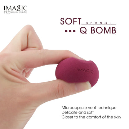“IMAGIC beauty sponge, soft puff, gourd shape, water drop, wet and dry makeup tool.”