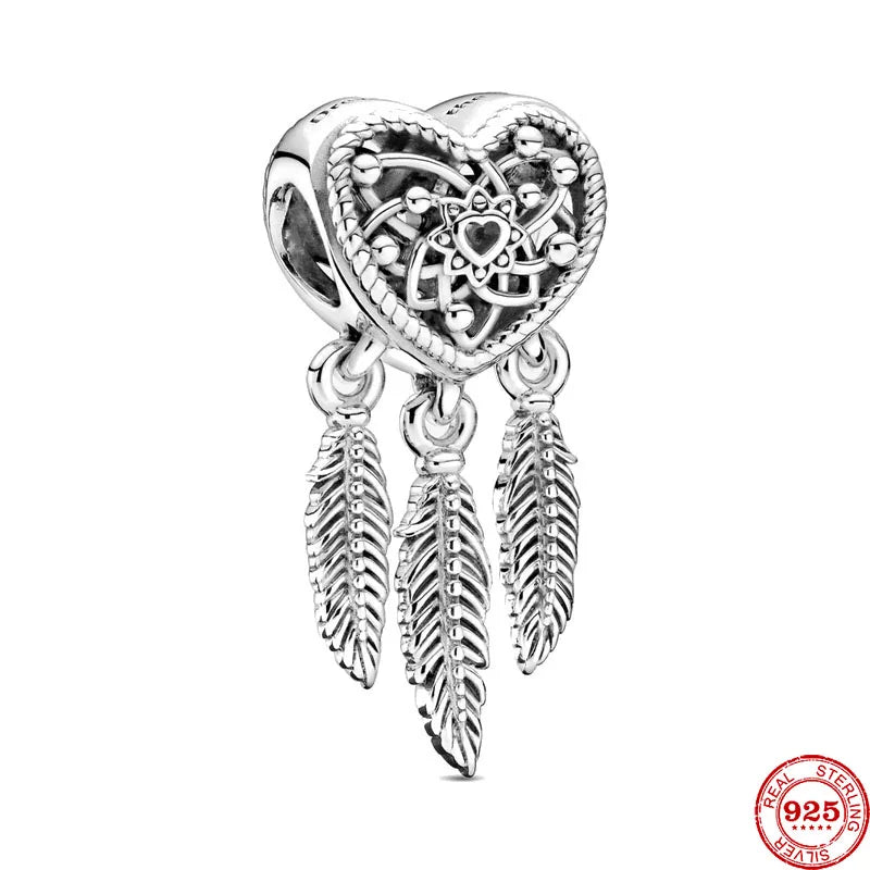 “925 Silver Family Charm Pendant - Sparkling Boy/Girl Bead for Pandora Bracelet.”
