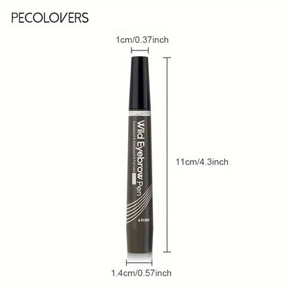 “Waterproof 4-Tip Eyebrow Pen – 6 Colors, Long-Lasting Tattoo Effect for Natural Brows”