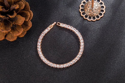 “Solid Gold Moissanite Tennis Bracelet Women D VVS1 Sterling Silver Jewelry.”