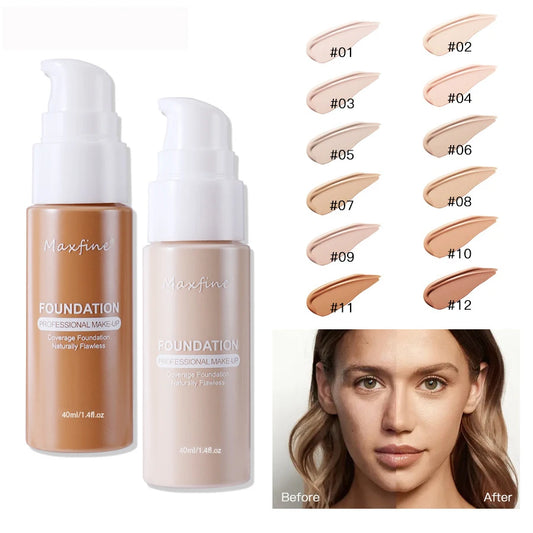 “Liquid Foundation – Effective Concealer, Waterproof, Sweat-Resistant for Professional Makeup”