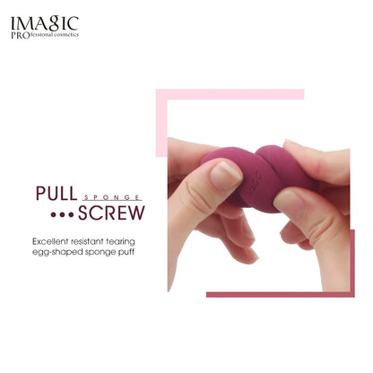 “IMAGIC beauty sponge, soft puff, gourd shape, water drop, wet and dry makeup tool.”