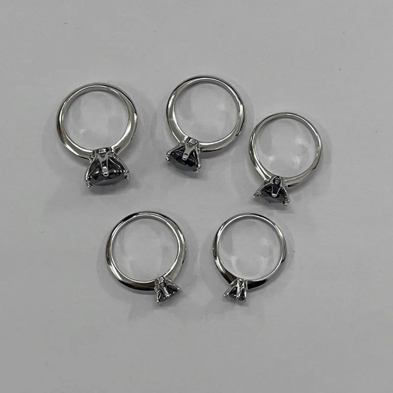 “1-5ct Moissanite Ring for Women GRA Certified 925 Sterling Silver Wedding Bands.”