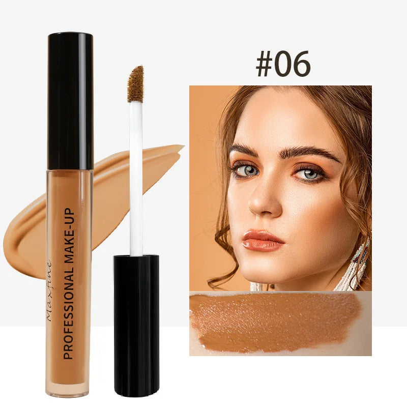 “High-Coverage Matte Liquid Concealer – Waterproof, Oil-Control, Moisturizing & Long-Lasting Face Makeup”