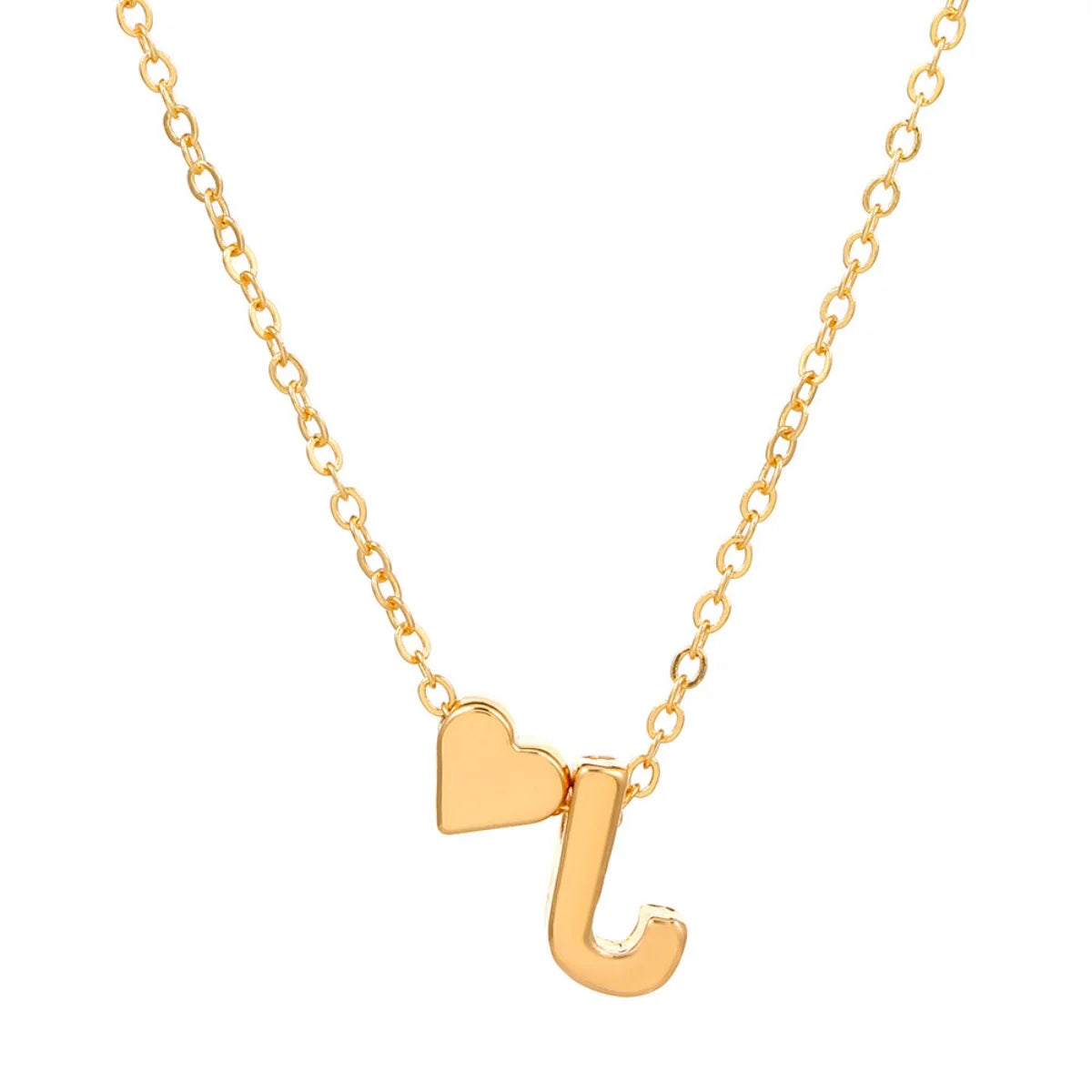 “Initial 26 Letter Heart Necklace for Women and Girls, Perfect Friendship Gift.”