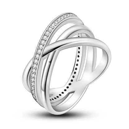 “925 Silver Zircon Star Ring - Geometric Design for Engagements & Valentine’s Gifts.”