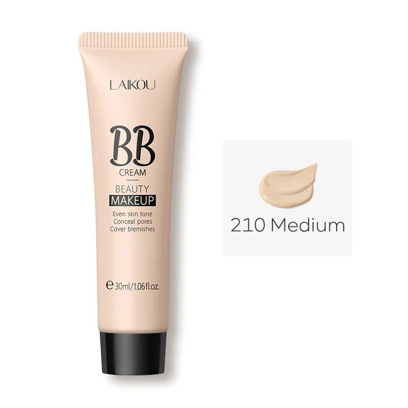 “30ml BB Cream Concealer – 6 Colors, Natural Finish, Lightweight Primer & Full Coverage”