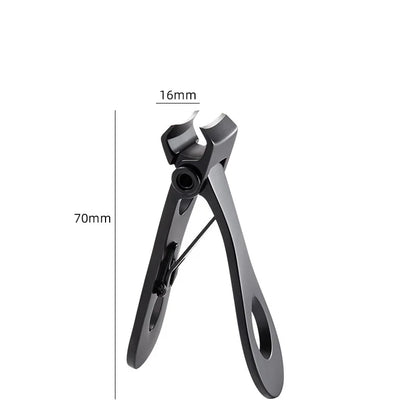“High-Quality Stainless Steel Nail Clippers, Two Sizes, Durable Manicure & Pedicure Tools”