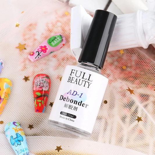 “15ml Nail Glue Remover Gel Fast Dissolve Debonder for False Nail Tips Manicure”