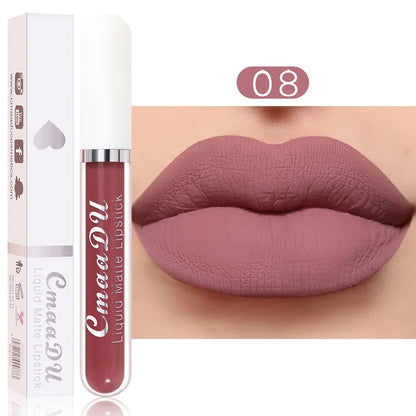 “Sexy Long-Lasting Velvet Matte Lip Gloss – Waterproof, Non-Stick, Liquid Lipstick for Women”