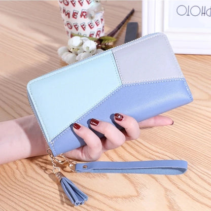 “Luxury women’s plaid handbag, stitching design, shoulder messenger tote, stylish and versatile.”