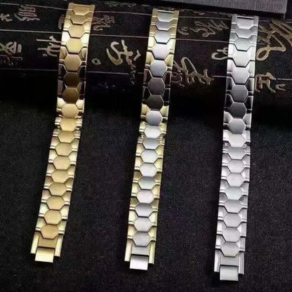 “Men’s Magnetic Detox Bracelet - Lymph Drainage & Arthritis Pain Relief Jewelry.”