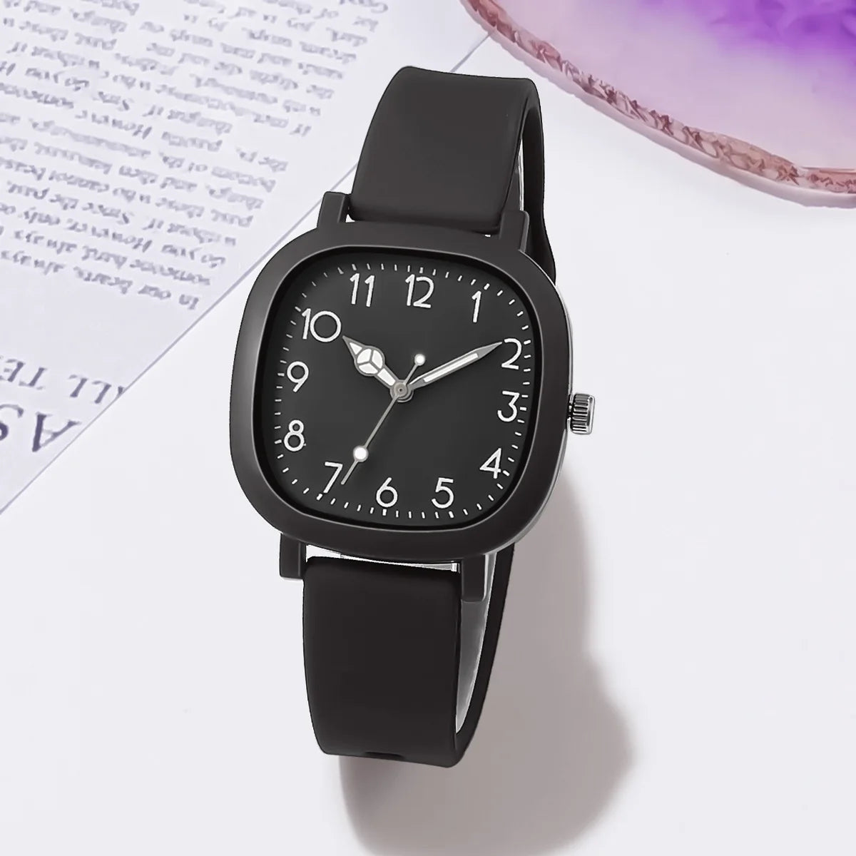 “Fashion Brand Bear Women’s Quartz Watch - Casual Silicone Jelly Watch for Girls.”