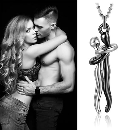 “Chic Black Heart Pendant Necklace for Couples – Elegant Love Symbol, Perfect for Party & Daily Wear.”