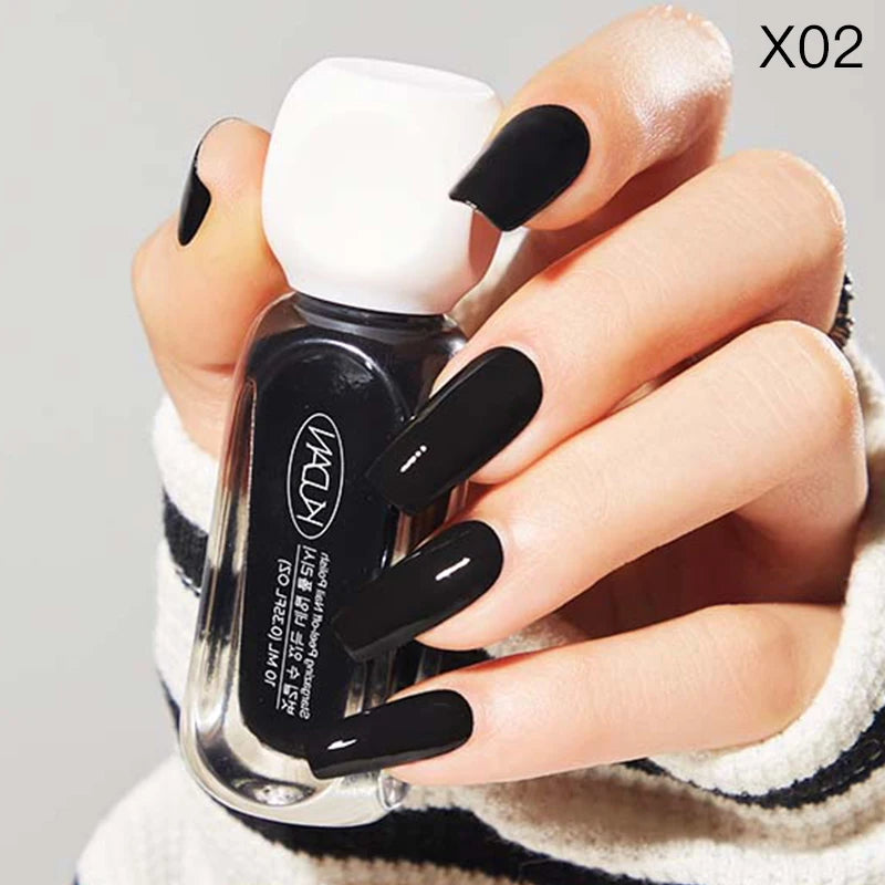 “10ml Water-Based Peel Off Nail Polish, Glitter Colors, Manicure Supplies”