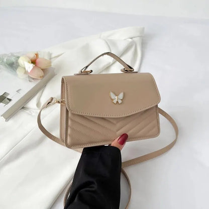 “PU Leather Small Square Bag: Stylish, Versatile, Perfect Crossbody or Shoulder.”
