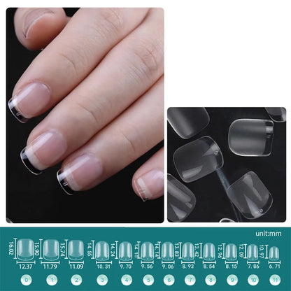 “Full Cover Soft Gel Nail Tips Various Shapes Styles Professional Extension DIY”