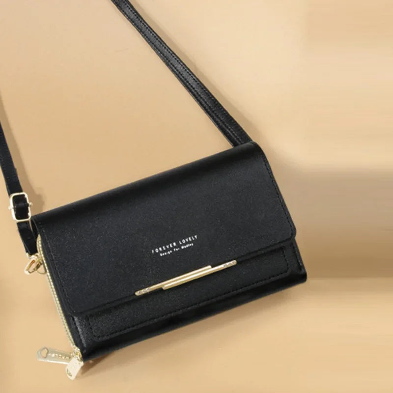 “Women’s Wallet Korean Handbag Large Capacity Multi Card Casual Shoulder Bag”