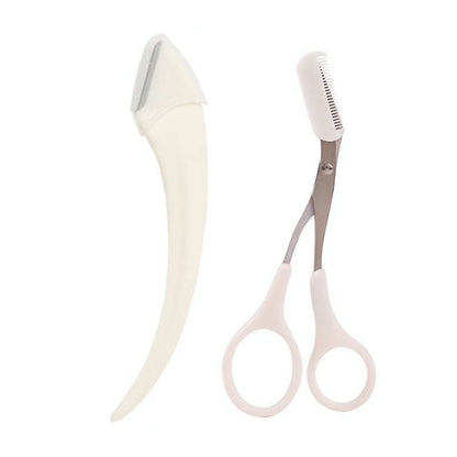 “Professional Eyebrow Razor with Comb, Trimming Knife, Face Scraper Accessories for Women.”