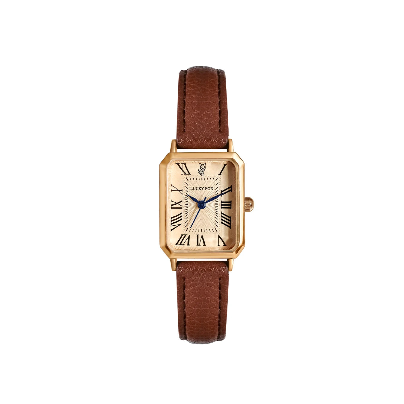 “Fashion Retro Digital Dial Watch - Square Leather Strap Quartz Wristwatch for Women.”