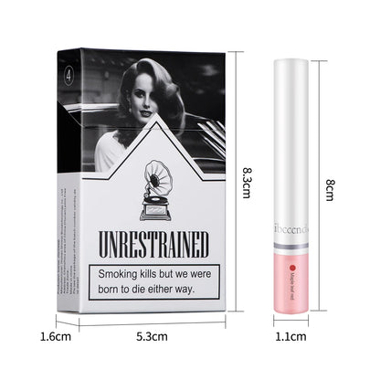“4 pcs/set Long Lasting Matte Lipstick Set Waterproof Nude Lip Gloss Cosmetics”