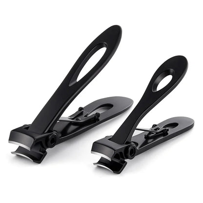 “High-Quality Stainless Steel Nail Clippers, Two Sizes, Durable Manicure & Pedicure Tools”