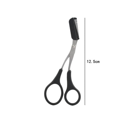 “Stainless Steel Eyebrow Trimmer: Comb, Shape, and Perfect Your Look Safely.”