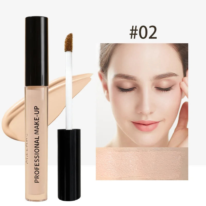 “High-Coverage Matte Liquid Concealer – Waterproof, Oil-Control, Moisturizing & Long-Lasting Face Makeup”