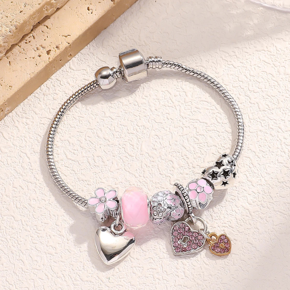 “Women’s Multi Element Beaded Love Bracelet Daily Party Holiday Jewelry Gift.”
